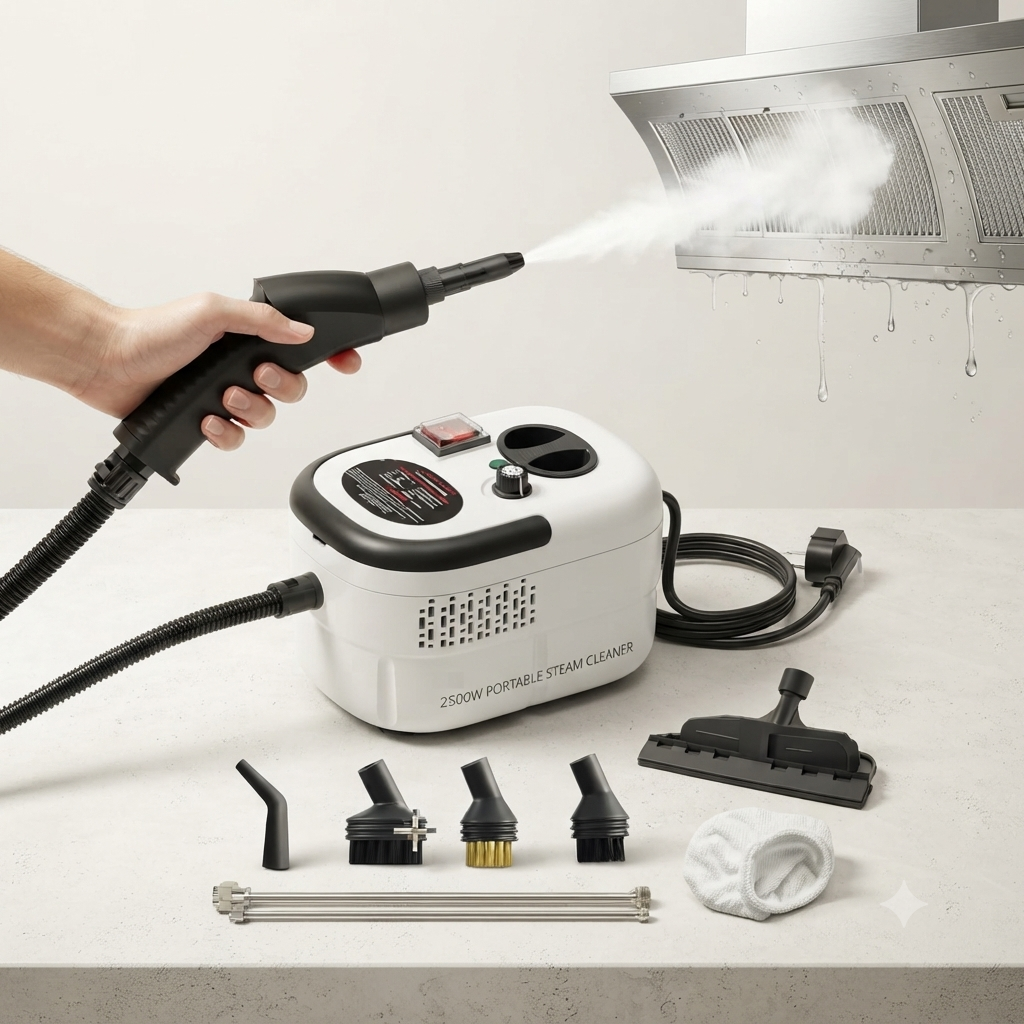 Limpiador A Vapor Presion 2500w Portatil